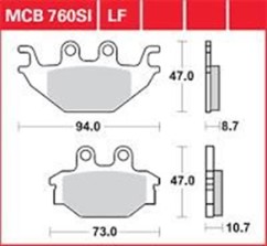 ΤΑΚΑΚΙΑ MCB760 TRW LUCAS ΓΕΡΜΑΝΙΑΣ F377