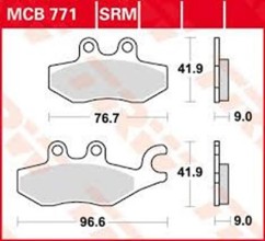 ΤΑΚΑΚΙΑ MCB771 TRW LUCAS ΓΕΡΜΑΝΙΑΣ F418