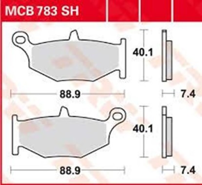 ΤΑΚΑΚΙΑ MCB783SH ΜΕΤΑΛ ΟΠΙ TRW LUCAS ΓΕΡΜΑΝΑ F419