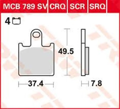 ΤΑΚΑΚΙΑ MCB789SV TRW LUCAS ΓΕΡΜΑΝ F417