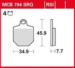 ΤΑΚΑΚΙΑ MCB794RSI TRW LUCAS ΓΕΡΜΑΝ F433