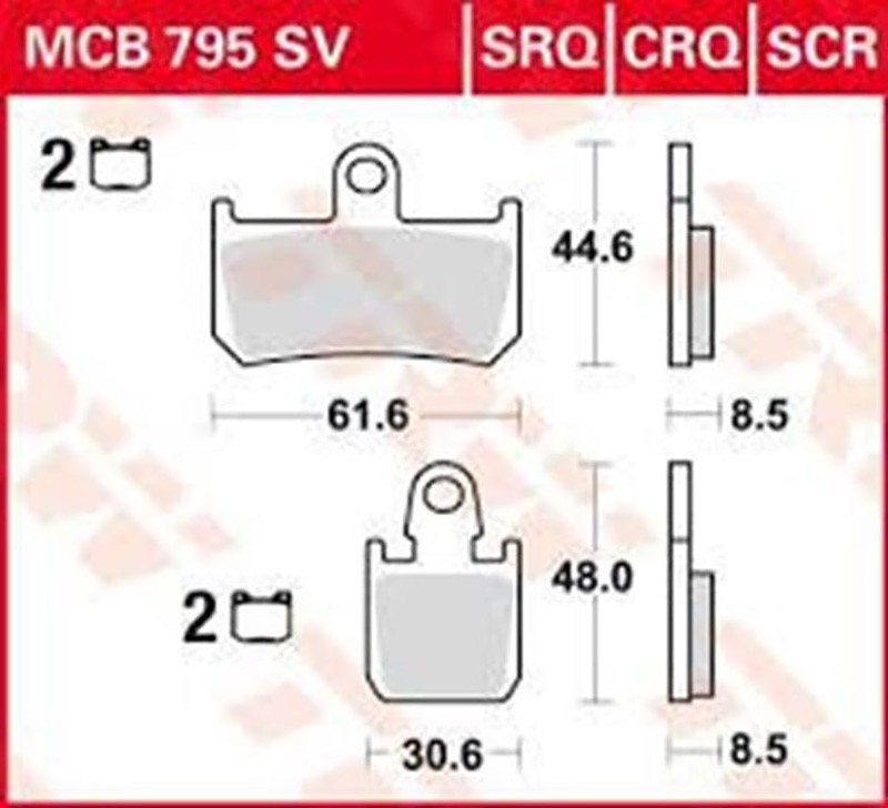 ΤΑΚΑΚΙΑ MCB795SV TRW LUCAS ΓΕΡΜΑΝ F442