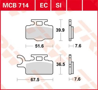 ΤΑΚΑΚΙΑ MCB714EC TRW LUCAS ΓΕΡΜΑΝΙΑΣ F302