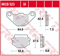 ΤΑΚΑΚΙΑ MCB523SI TRW LUCAS ΓΕΡΜΑΝΙΑΣ F67