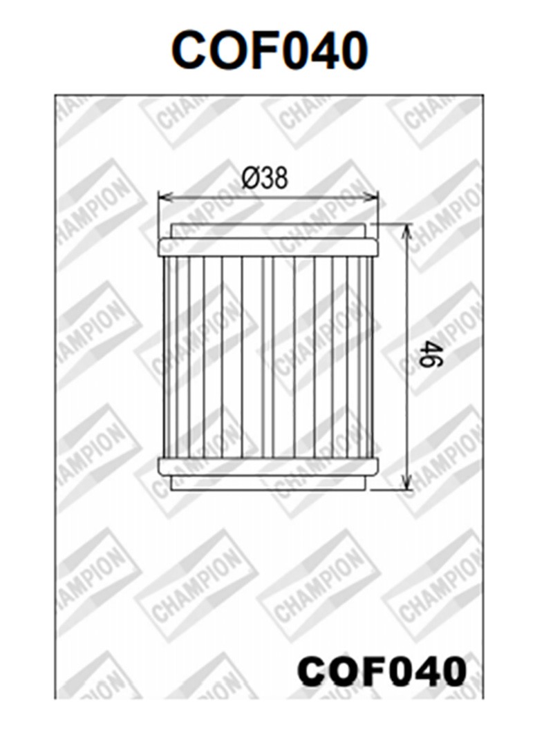 ΦΙΛΤΡΟ ΛΑΔΙΟΥ COF040 HF140 XMAX125 15-17 WR250 450 XT250 GASGAS HUGSVAR CHAMPION