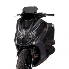 ΖΕΛΑΤΙΝΑ ΑΝΕΜΟΘΩΡΑΚΑΣ KYMCO DTX360 21-  W330 x H290 THK 3mm