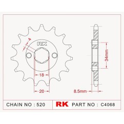 ΓΡΑΝΑΖΙ ΕΜΠΡ C4068 14Δ 270 RK