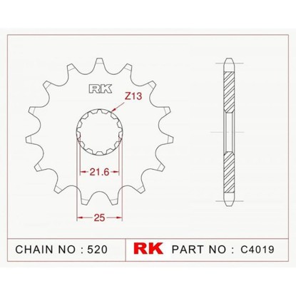 ΓΡΑΝΑΖΙ ΕΜΠΡ C4019 14Δ 565 RK 8Q