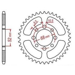 ΓΡΑΝΑΖΙ ΠΙΣΩ 802 44Δ Kawasaki KAZER KRISS PBR 802