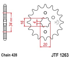 ΓΡΑΝΑΖΙ ΕΜΠΡΟΣΘΙΟ JTF1263.12 JT