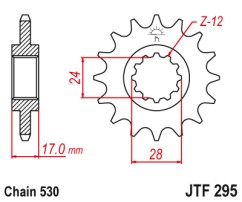 ΓΡΑΝΑΖΙ ΕΜΠΡΟΣΘΙΟ JTF295.14 JT