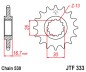 ΓΡΑΝΑΖΙ ΕΜΠΡΟΣΘΙΟ JTF333.16RB - ΜΕ ΛΑΣΤΙΧΟ JT