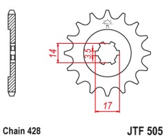 ΓΡΑΝΑΖΙ ΕΜΠΡΟΣΘΙΟ JTF505.13 JT