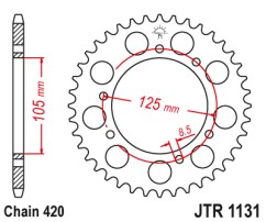 Γρανάζι πίσω JTR1131.48ZBK JT