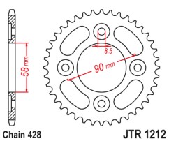 Γρανάζι πίσω JTR1212.35 JT