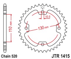 Γρανάζι πίσω JTR1415.38