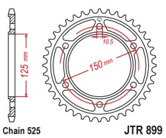 Γρανάζι πίσω JTR899.42ZBK JT