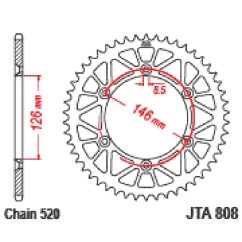 ΓΡΑΝΑΖΙ JTA808.49 ΑΛΟΥΜΙΝΕΝΙΟ RACELITE ΜΑΥΡΟ JT