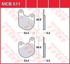 ΤΑΚΑΚΙΑ MCB511 TRW LUCAS ΓΕΡΜΑΝΙΑΣ F71