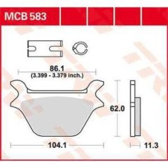 ΤΑΚΑΚΙΑ MCB583 TRW LUCAS ΓΕΡΜΑΝΙΑΣ F200