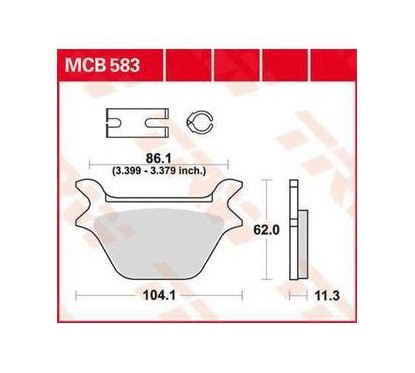 ΤΑΚΑΚΙΑ MCB583 TRW LUCAS ΓΕΡΜΑΝΙΑΣ F200