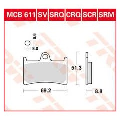 ΤΑΚΑΚΙΑ MCB611CRQ TRW LUCAS F252