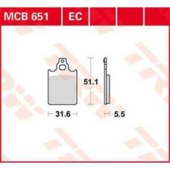 ΤΑΚΑΚΙΑ MCB651 TRW LUCAS ΓΕΡΜΑΝΙΑΣ F186