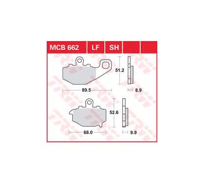 ΤΑΚΑΚΙΑ MCB662SH ΜΕΤΑΛ ΟΠΙ TRW LUCAS ΓΕΡΜΑΝΑ F192