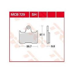 ΤΑΚΑΚΙΑ MCB729SH ΜΕΤΑΛ ΟΠΙ TRW LUCAS ΓΕΡΜΑΝ F254