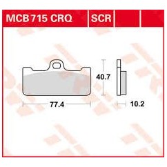 ΤΑΚΑΚΙΑ MCB715CRQ TRW LUCAS ΓΕΡΜΑΝΙΑΣ F218