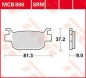 ΤΑΚΑΚΙΑ MCB806 TRW Honda SH300i ΟΠΙΣΘ LUCAS ΓΕΡΜΑΝΙΑΣ F415