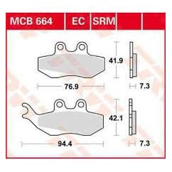 ΤΑΚΑΚΙΑ MCB664SRM TRW LUCAS ΓΕΡΜΑΝΙΑΣ F194