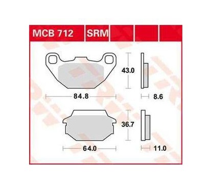 ΤΑΚΑΚΙΑ MCB712SRM TRW LUCAS ΓΕΡΜΑΝΙΑΣ F305