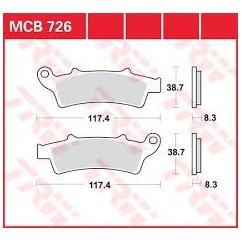 ΤΑΚΑΚΙΑ MCB726SRM TRW LUCAS ΓΕΡΜΑΝΙΑΣ F324