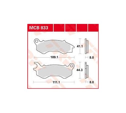 ΤΑΚΑΚΙΑ MCB833 Honda PCX 125 150  TRW LUCAS ΓΕΡΜΑΝΙΑΣ F603