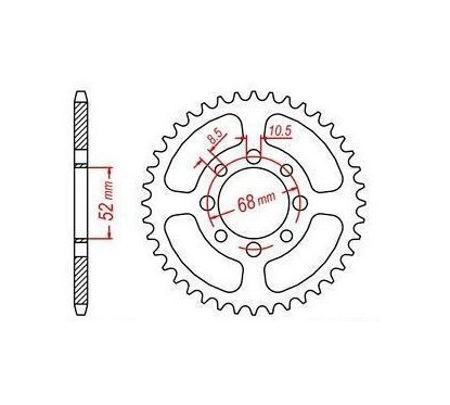 ΓΡΑΝΑΖΙ ΠΙΣΩ Kawasaki KAZER 8ΤΡ 42Δ 802 RK ΜΑΛ